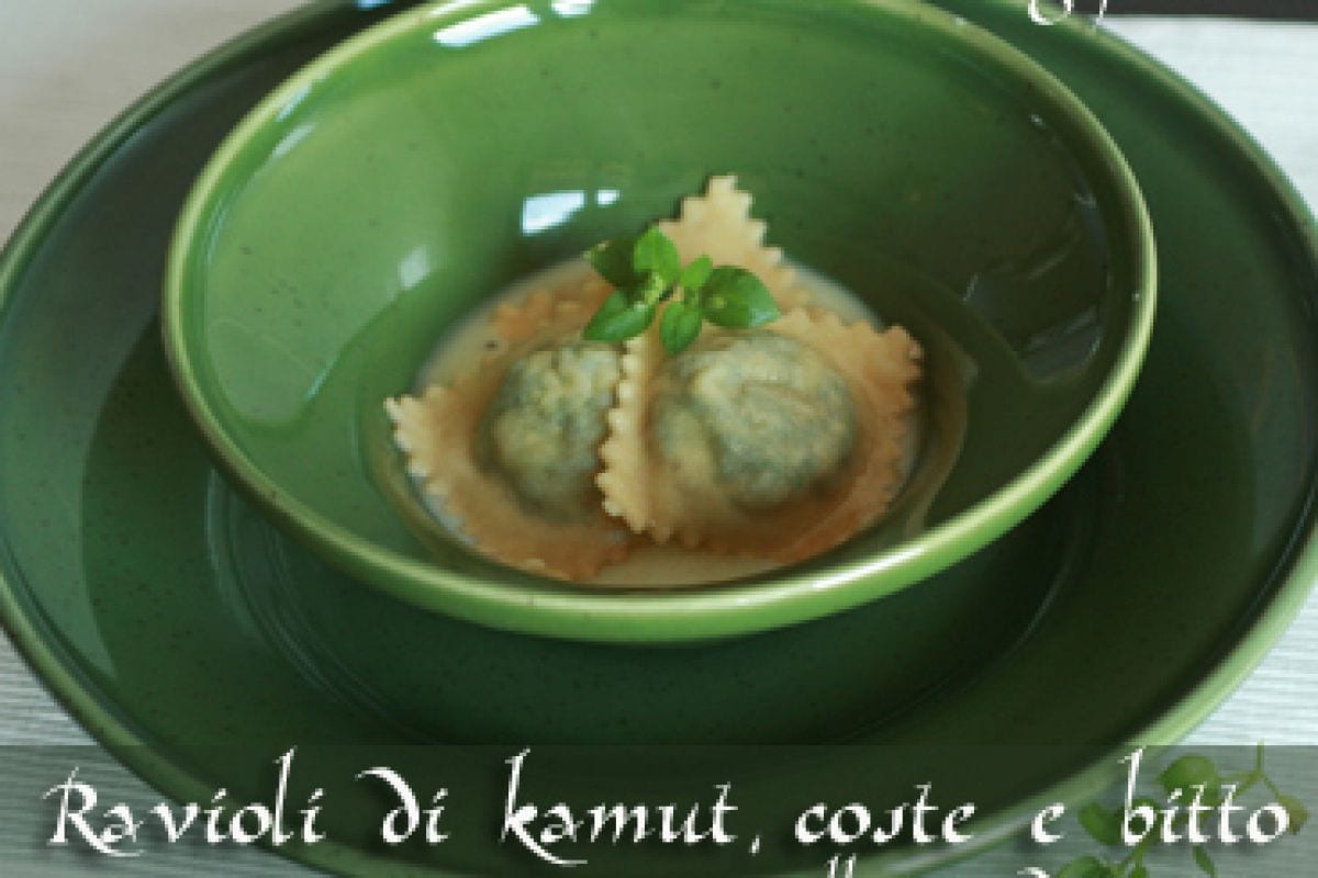 Ravioli de Kamut® con acelgas y bitto