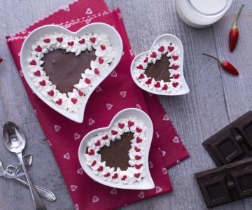 Mousse de chocolate y chile