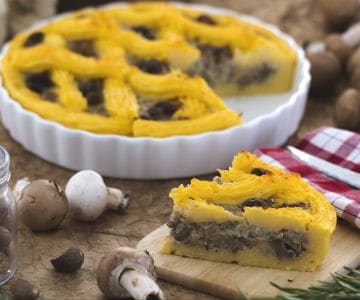 Tarta salada de polenta