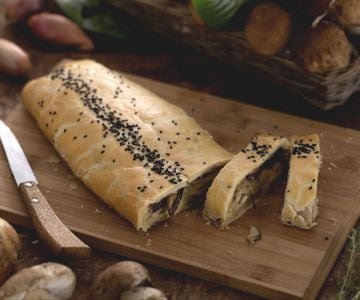 Strudel de setas porcini