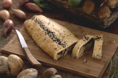Strudel de setas porcini