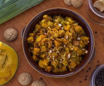 Calabaza al jengibre