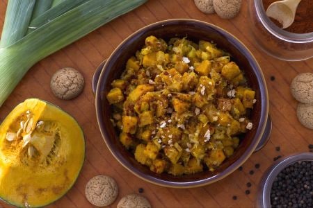 Calabaza al jengibre