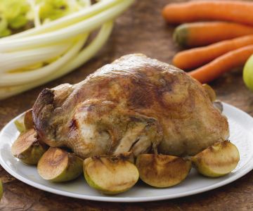 Pollo relleno de Acción de Gracias