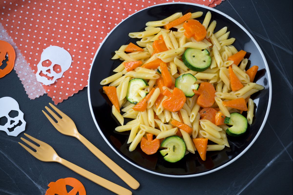 Pasta con calabazas