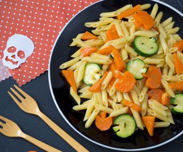 Pasta con calabazas