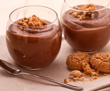 Copas de amaretti, castañas y mascarpone