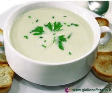Vichyssoise (crema fría de puerros y patatas)