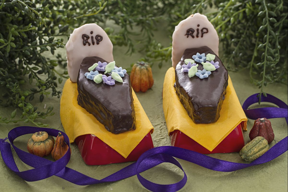 Dulces ataúdes de Halloween