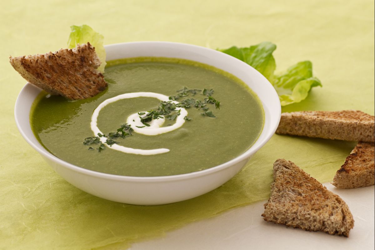 Crema de lechuga
