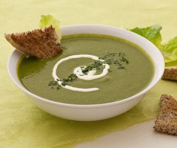 Crema de lechuga