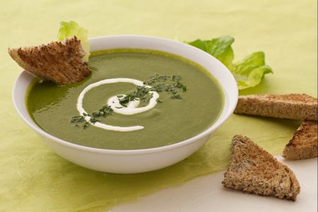 Crema de lechuga