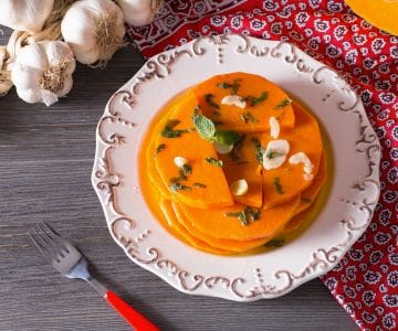 Calabaza agridulce a la siciliana