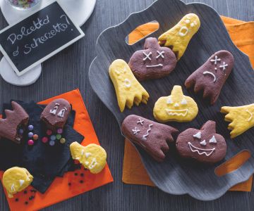 Galletas de masa quebrada de Halloween