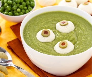 Crema de Halloween con ojitos