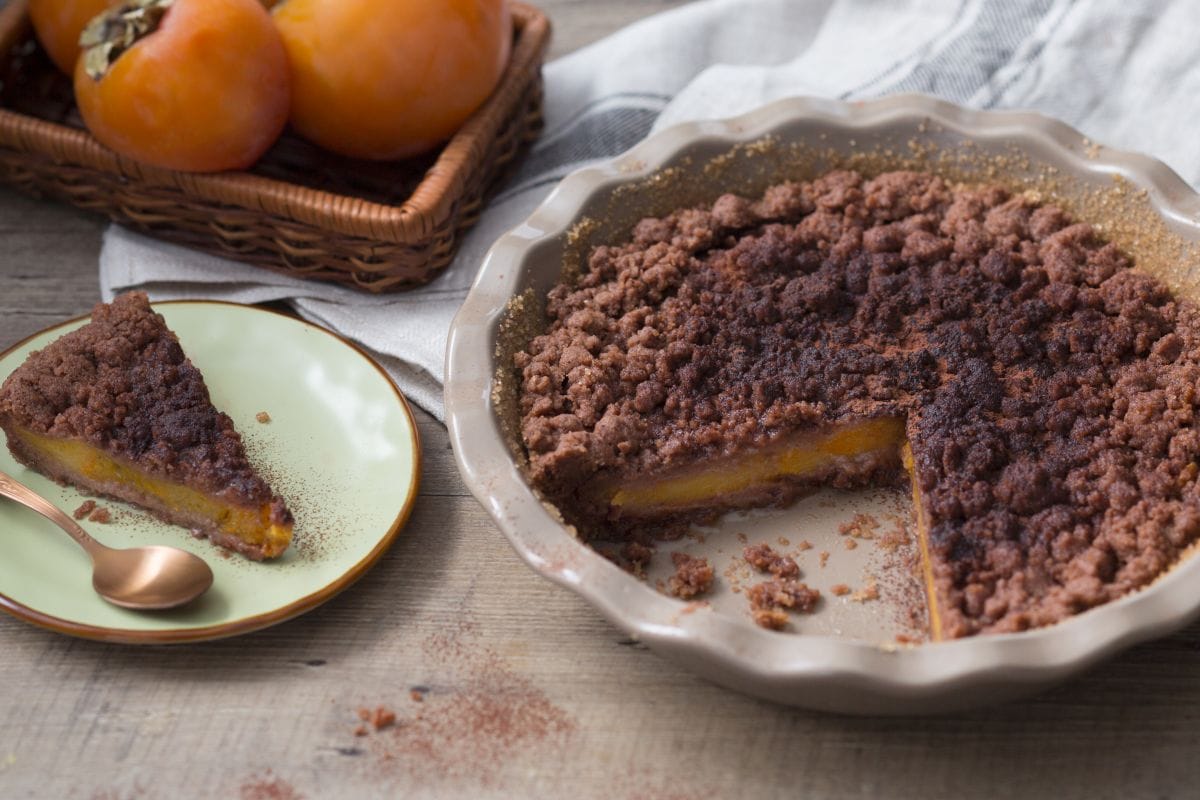 Tarta de caqui