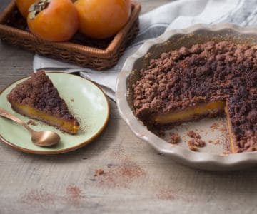 Tarta de caqui