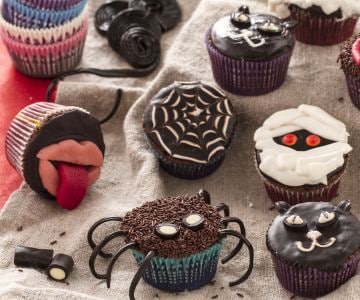 Cupcakes monstruosos de Halloween
