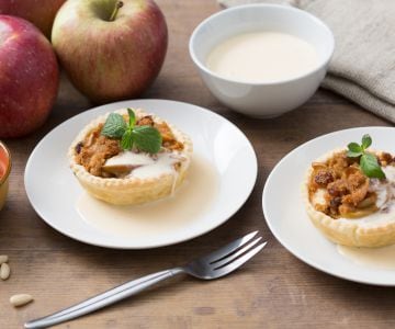 Pastelitos de manzana en hojaldre