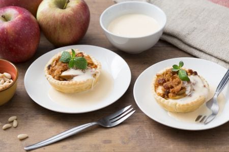 Pastelitos de manzana en hojaldre