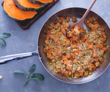 Calabaza gratinada