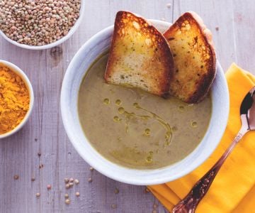 Crema de lentejas