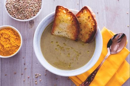 Crema de lentejas