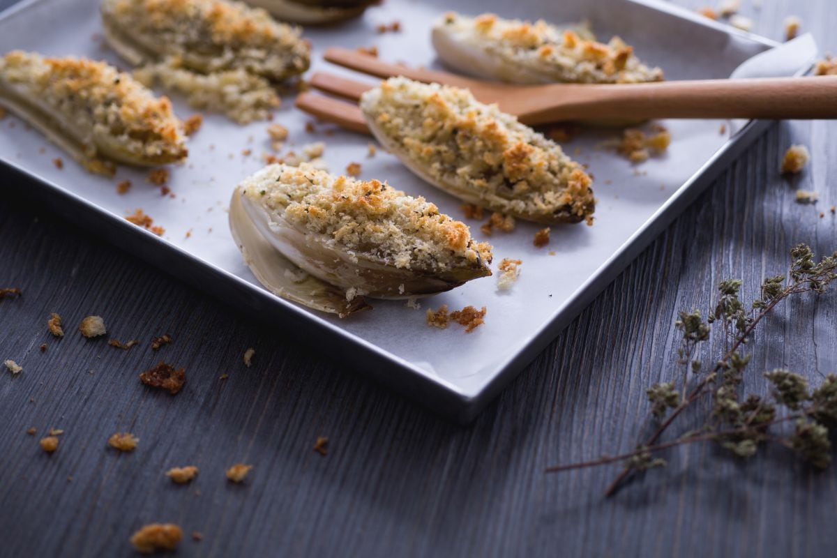 Endivia belga gratinada
