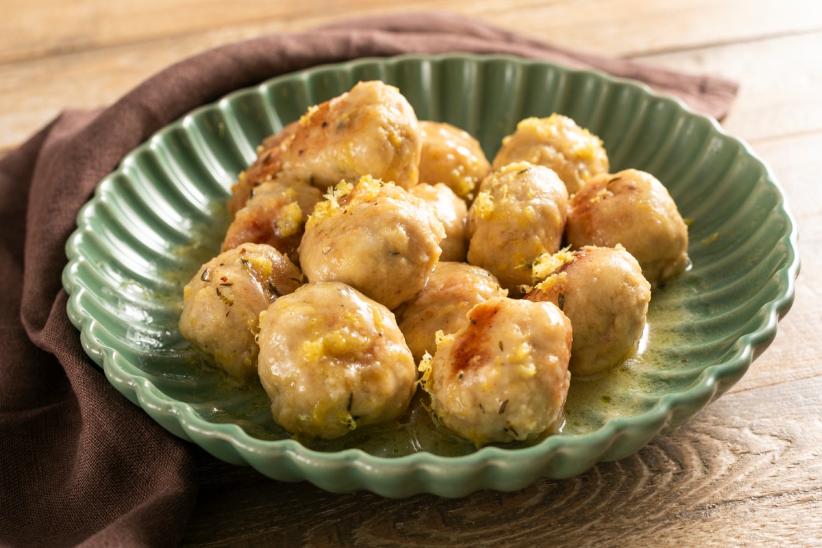 Albóndigas de pavo al limón