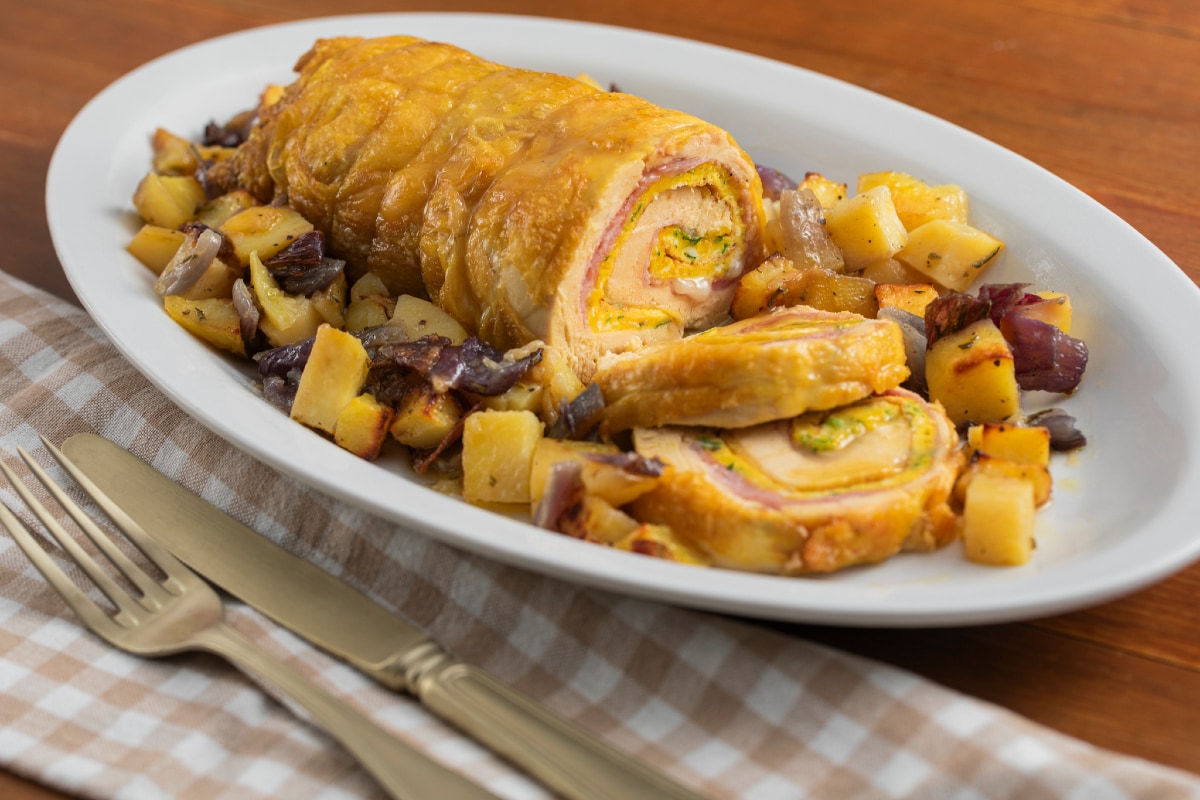Rollé de pollo