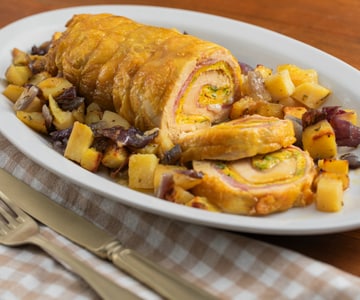 Rollé de pollo