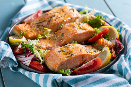 Salmón en freidora de aire