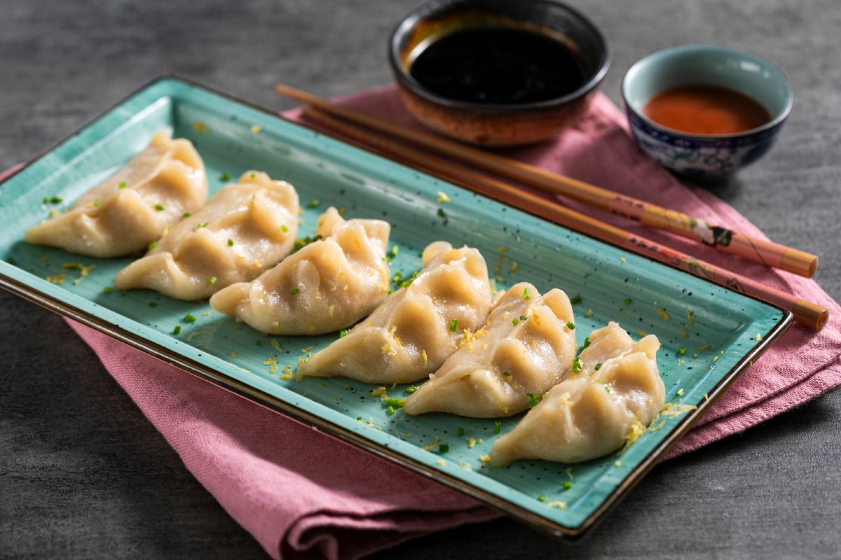 Gyoza de gambas