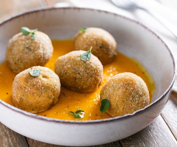 Albóndigas veganas cremosas