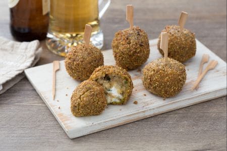 Albóndigas de cocido y ricotta