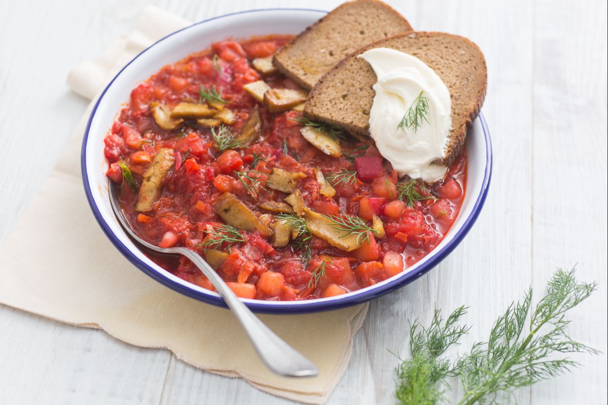 Borsch de seitán