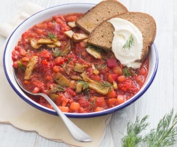 Borsch de seitán