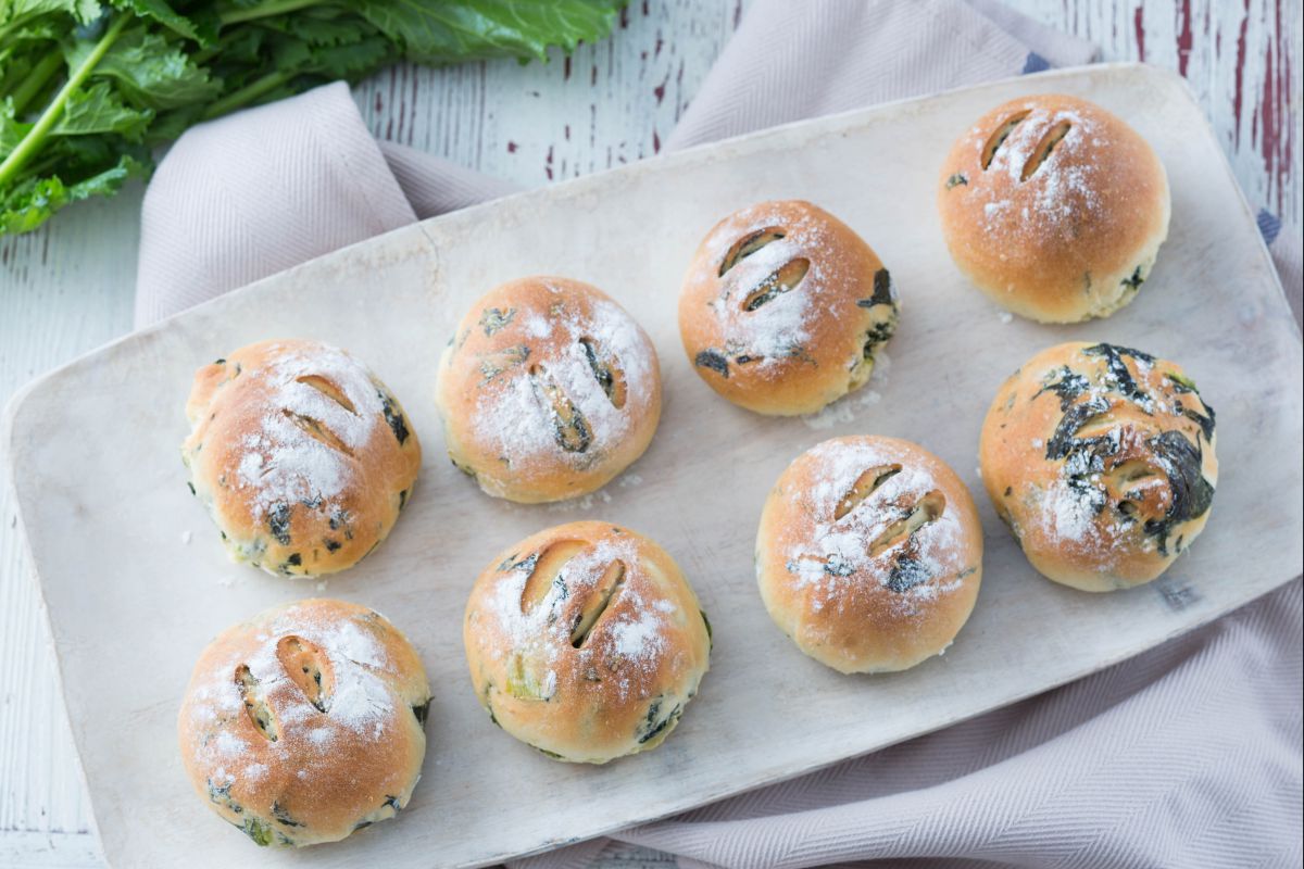 Bollos con grelos