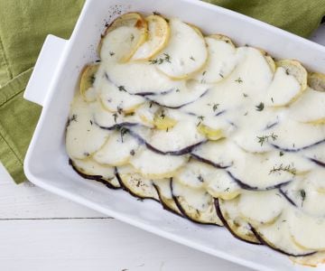 Berenjenas al horno con patatas