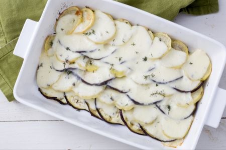 Berenjenas al horno con patatas