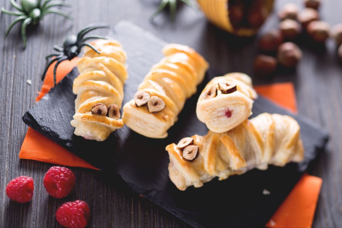 Momias dulces de hojaldre
