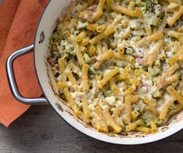 Sedanini gratinados al horno