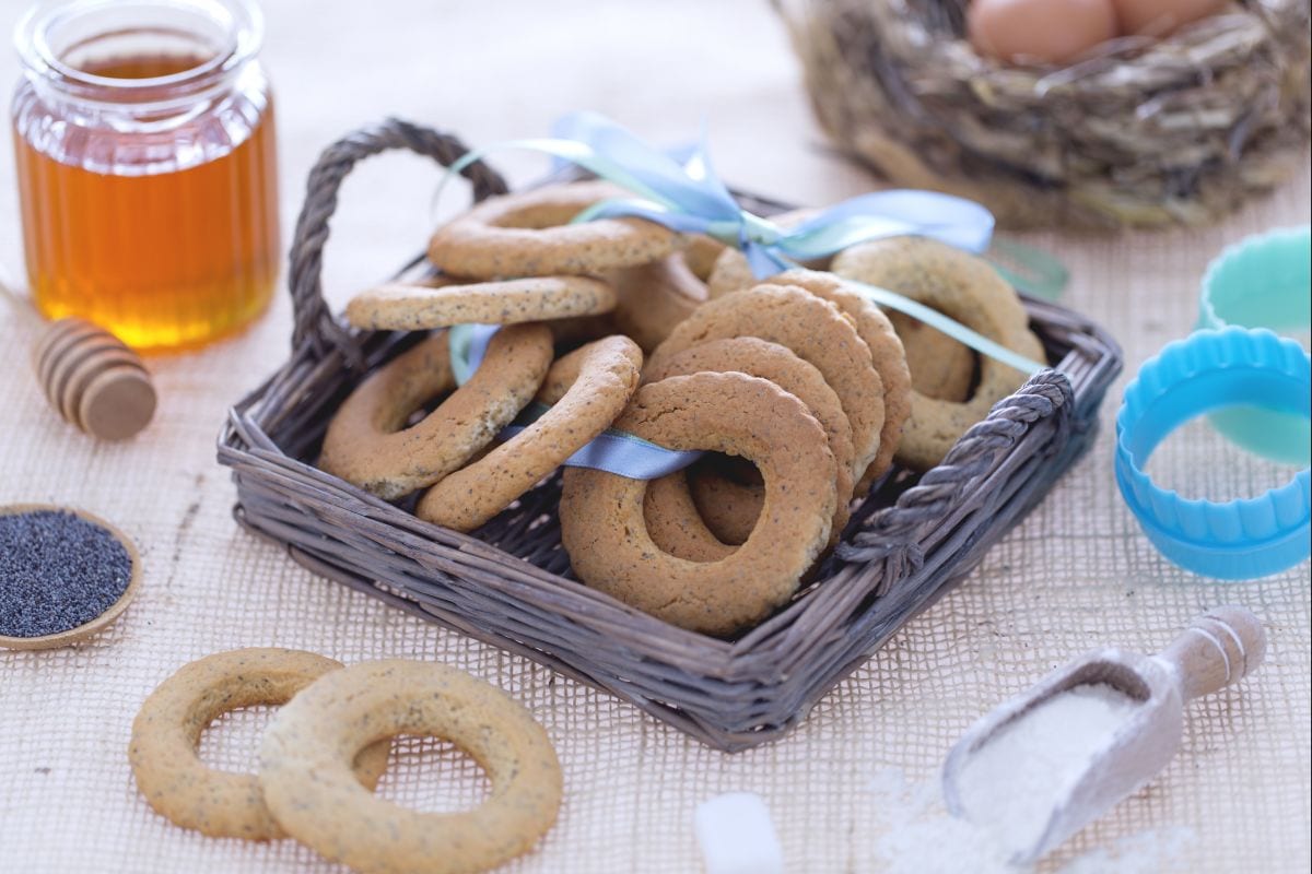 Galletas de miel y semillas de amapola