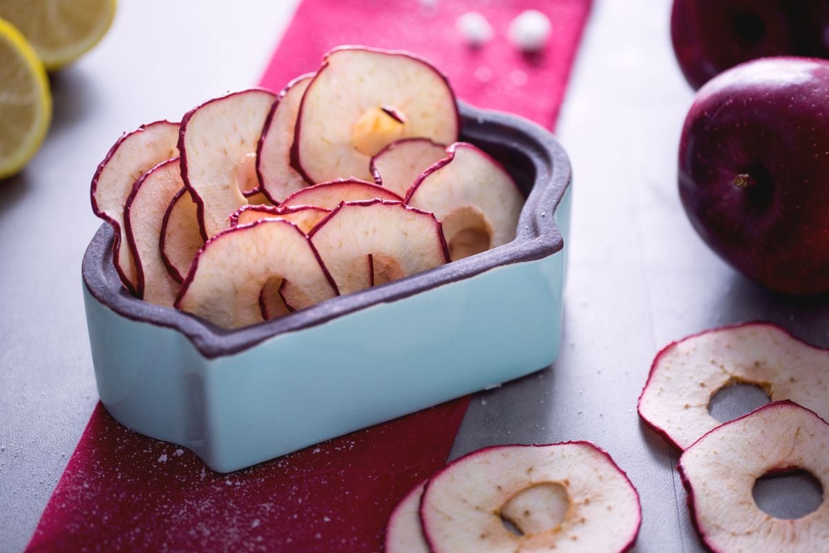 Chips de manzana