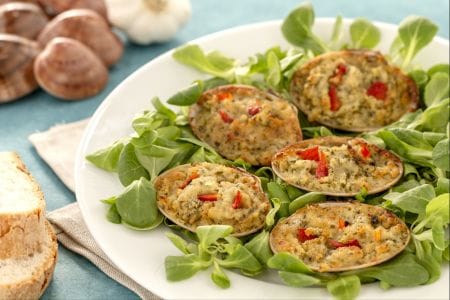 Fasolari gratinados