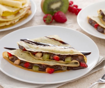 Crepe con crema de Nesquik