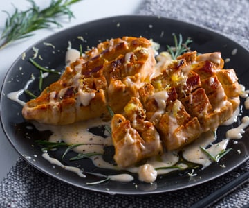 Pechuga de pollo cremosa