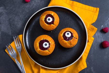 Muffin ojo de buey espantosos