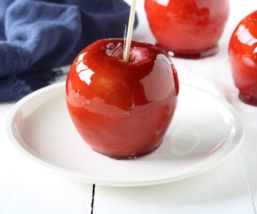 Manzanas caramelizadas encantadas