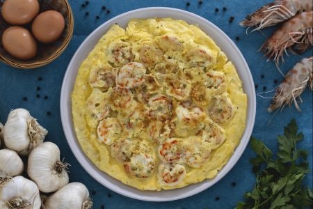 Tortilla de gambas